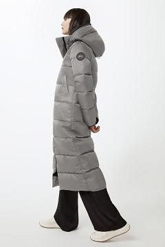 Chamarras Canada Goose Mujer México - Mystique Abrigos Black Label Grises TV1237498